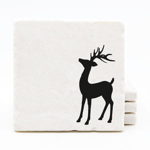 Reindeer Marble Drink Coasters