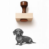 Dachshund Rubber Stamp