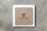"Ho Ho Ho" Printed Marble Drink Coasters