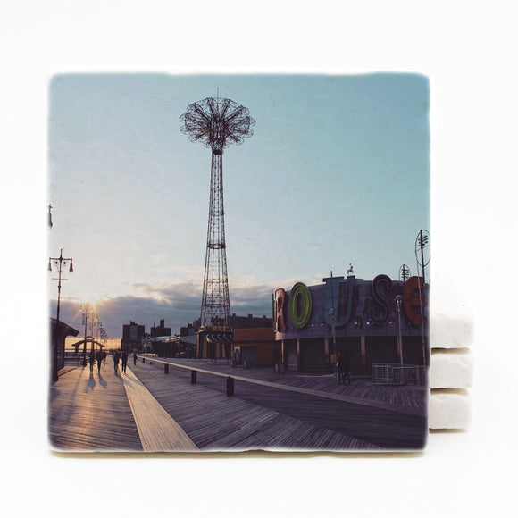 Coney Island Tile Drink Coaster