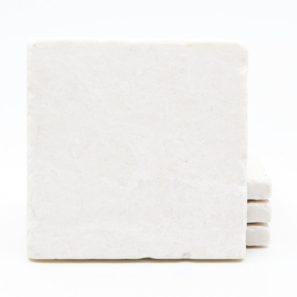 Plain Marble Drink Coasters