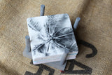 Driftwood Gray Wood Drink Coaster Holder