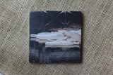 docked boats drink coaster