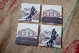 Bentley University Drink Coasters - Winter Themed
