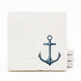 Beach Marble Drink Coasters - Premium Nautical Stone Coasters