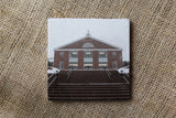 Bentley University Drink Coasters - Winter Themed