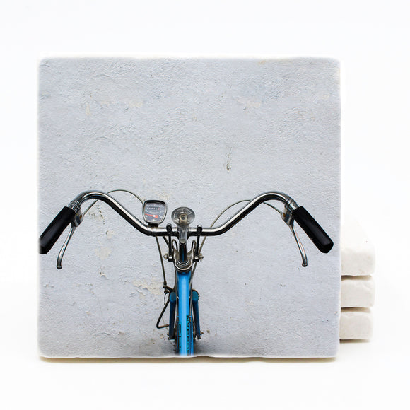 Bike Marble Drink Coasters (Version 4)