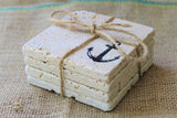 Anchor Travertine Drink Coasters