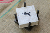 Wood Drink Coaster Holder