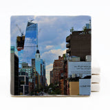 New York City Marble Drink Coaster (Version 3)