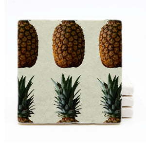 Yellow Pineapple Coasters