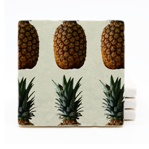 Yellow Pineapple Coasters