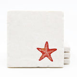 Beach Marble Drink Coasters - Premium Nautical Stone Coasters